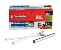 FastenMaster No. 3 X 7 in. L Square Round Head Gutter Screws 1 pk