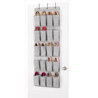 Whitmor 54 in. H X 19 in. L Fabric Hanging Shoe Organizer