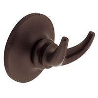 OIL RUBBED BRONZE DOUBLE ROBE HOOK