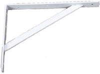 Knape & Vogt White Steel Bracket 16 In. L 600 Lb.