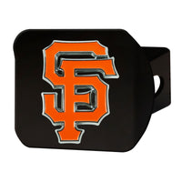 MLB - San Francisco Giants Black Metal Hitch Cover - 3D Color Emblem