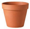 Deroma 10 in. H X 12 in. D Clay Traditional Planter Terracotta (Pack of 3)