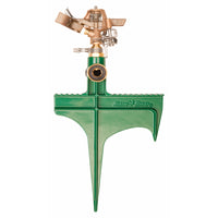 Rain Bird 25PJLSP Brass Deluxe Impact Sprinkler On Hose End Spike