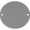 Sigma Engineered Solutions Round Steel 4.13 in. H X 4.13 in. W Flat Box Cover