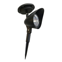 Living Accents Black Solar Powered LED Spotlight (Pack of 12)