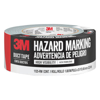 3M 1.88 in. W X 25 yd L Red/White Hazard Duct Tape