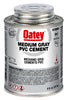 Oatey Gray Cement For PVC 8 oz