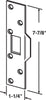 Prime-Line 8 in. H X 1.25 in. L Brass-Plated Steel Maximum Security Deadlatch Strike