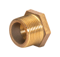 JMF Company 1-1/2 in. Male X 1 in. D Female Brass Hex Bushing