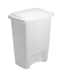 Rubbermaid 8.25 gal. White Step On Wastebasket (Pack of 6)