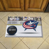 NHL - Columbus Blue Jackets Rubber Scraper Door Mat