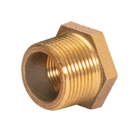 JMF Company 3/4 in. MPT X 3/8 in. D FPT Brass Hex Bushing