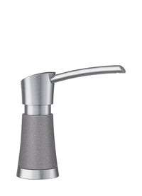 Artona Soap Dispenser - PVD Steel/Metallic Gray