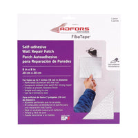 Adfors Fiberglass Strong FibaTape Self-Adhesive Wall and Ceiling Patch 8 L x 8 W in.