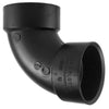 Charlotte Pipe 3 in. Hub X 3 in. D Hub ABS 90 Degree Elbow