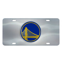 NBA - Golden State Warriors 3D Stainless Steel License Plate