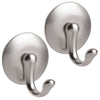 InterDesign 93460 Medium Brushed Nickel AFFIXX York Hook