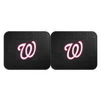 MLB - Washington Nationals Back Seat Car Mats - 2 Piece Set