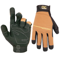 CLC Workright Men's Indoor/Outdoor Gloves Black/Brown XL 1 pk