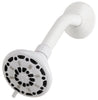 Waxman Consumer Group 8333500 3.5 White Serene 3-Spray Fixed Shower Head