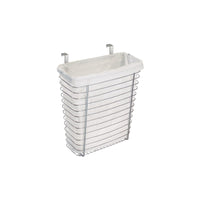 iDesign 3 gal Silver Steel Wastebasket