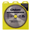 Oldham  10 in. Dia. x 5/8 in.  Carbide Tipped  Circular Saw Blade  60 teeth 1 pk