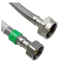 Lasco 1/2 in. FIP X 7/8 in. D Ballcock 12 in. Braided Stainless Steel Toilet Supply Line