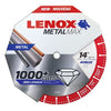 Lenox MetalMax 14 in. D X 1 in. Diamond/Metal Metal Cut-Off Blade 1 pc