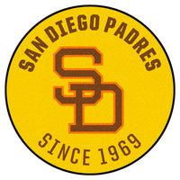 MLB - San Diego Padres Retro Collection Roundel Rug - 27in. Diameter - (1969)