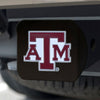 Texas A&M University Black Metal Hitch Cover - 3D Color Emblem