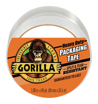 Gorilla 1.88 in. W X 40 yd L Tape Clear