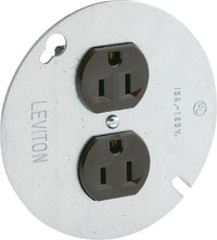 Leviton 15 amps 125 V Brown Outlet 5-15R 1 pk