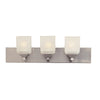 Bel Air Lighting Edwards Pewter Silver 3 lights Incandescent Vanity Light Wall Mount