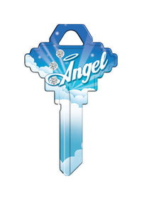 Hy-Ko  Angel Bling  House/Office  Key Blank  SC1-ANBL  Single sided For Schlage Locks (Pack of 5)