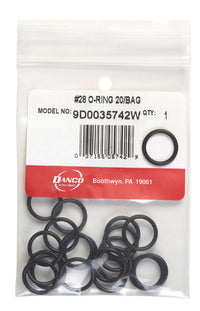 Danco 0.62 in. D X 1/2 in. D Rubber O-Ring 20 pk