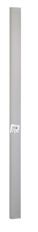 M-D 0.13 in. H x 48 in. L Prefinished Silver Vinyl Wall Base (Pack of 18)