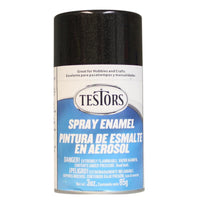 Testor'S 1254t 3 Oz Black Metallic Spray Enamel (Pack of 3)