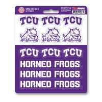 Texas Christian University 12 Count Mini Decal Sticker Pack