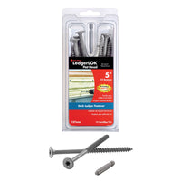 FastenMaster LedgerLok No. 14 X 5 in. L Star Flat Head Structural Screws 1 pk