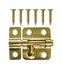 National Hardware 2 in. L Brass-Plated Solid Brass Barrel Bolt 1 pk