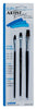 Linzer 1/4, 3/8, and 1/2 in. W Flat Artist Paint Brush Set (Pack of 12)