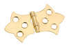 National Hardware 2-1/4 in. W X 1-5/16 in. L Solid Brass Gold Steel Decorative Hinge 1 pk