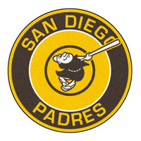 MLB - San Diego Padres Swinging Friar Roundel Rug - 27in. Diameter