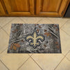 NFL - New Orleans Saints Camo Rubber Scraper Door Mat