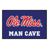 University of Mississippi (Ole Miss) Man Cave Rug - 19in. x 30in.