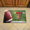 Texas Tech University Rubber Scraper Door Mat