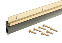 M-D Gold Aluminum/Vinyl Sweep For Doors 36 in. L X 1/8 in.