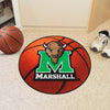 Marshall University Basketball Rug - 27in. Diameter