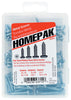 Hillman Homepak No. 14 Phillips Pan Head Zinc-Plated Steel Sheet Metal Screw Assortment 1 pk (Pack of 5)