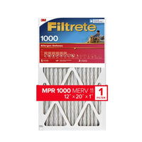 3M Filtrete 12 in. W x 20 in. H x 1 in. D 11 MERV Pleated Air Filter (Pack of 4)